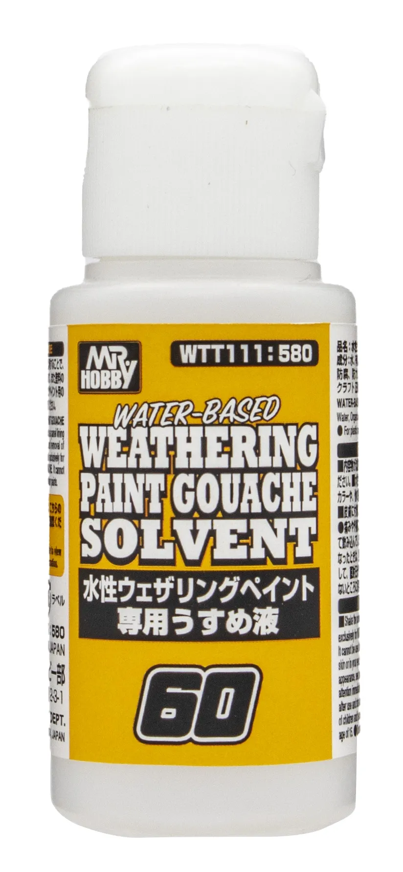 Water-Based Weathering Paint Gouache Solvent